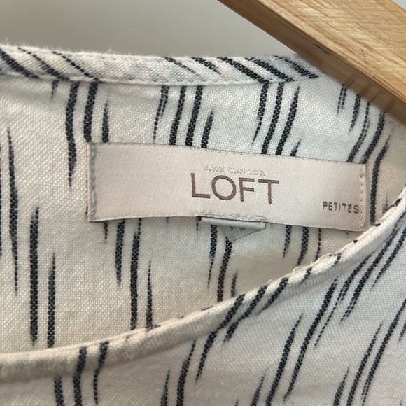 LOFT petite drawstring dress - Picture 3 of 4